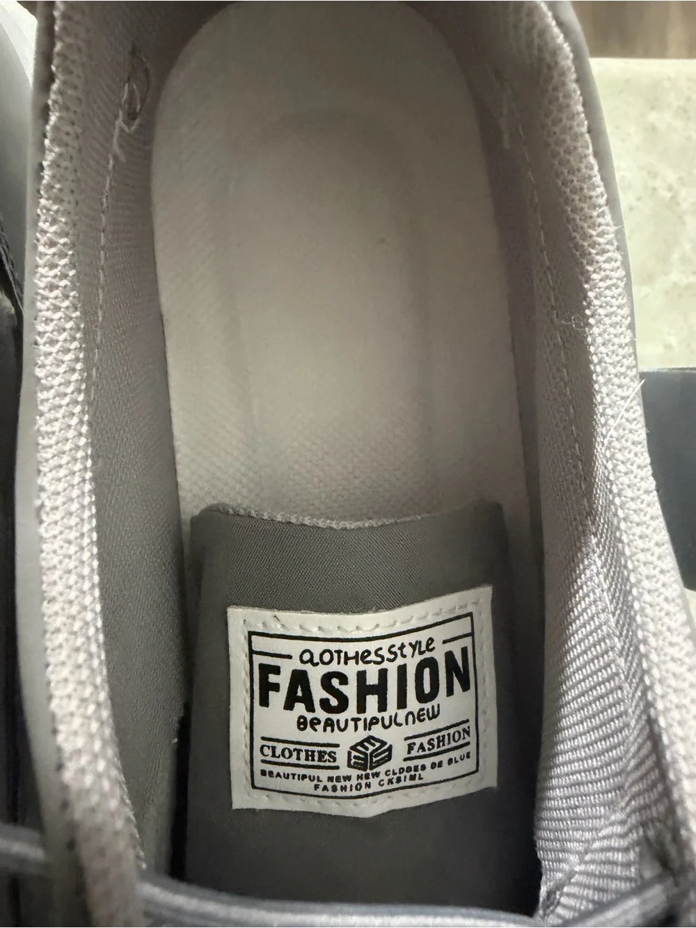 Men's Vintage skateboard sneakers, Gray color